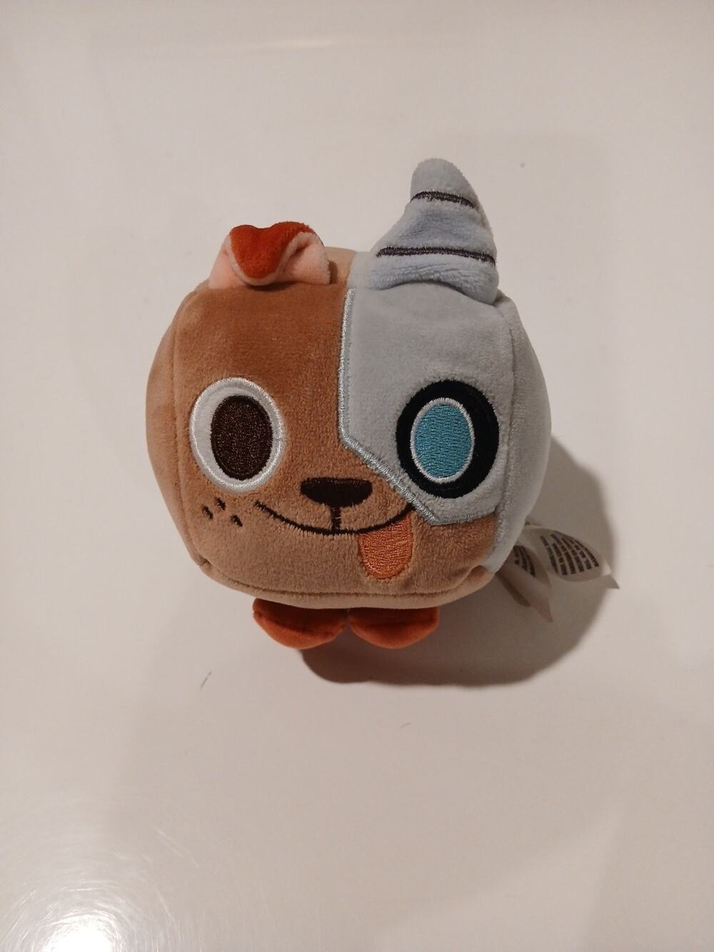 Pet Simulator Dog Plush - Rare Round Brown & Gray 4” Collectible Toy